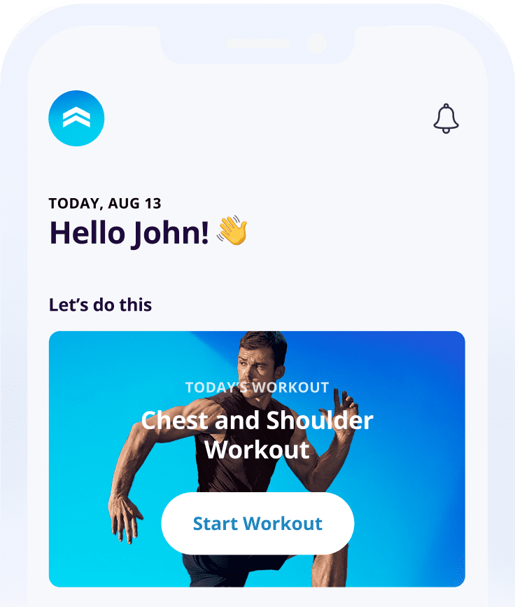 In-app Home screen