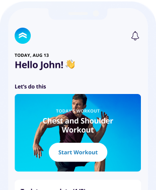 In-app Home screen