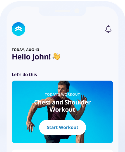 In-app Home screen