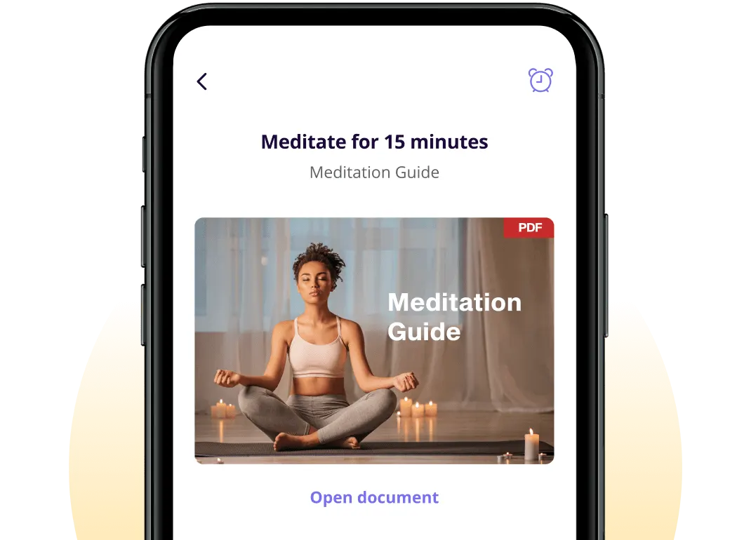 Meditation habit coaching online personal training platform