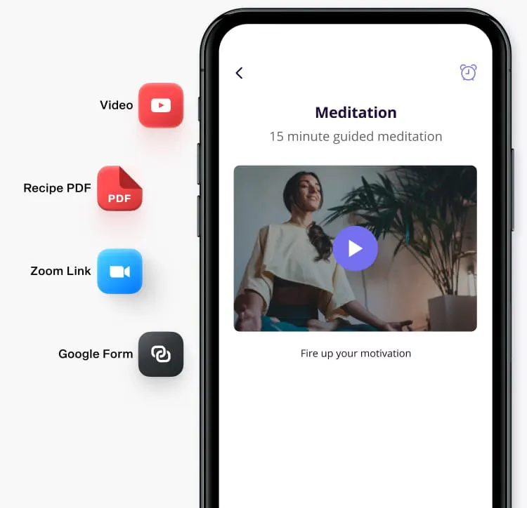 Assign any Custom Task habit coaching online personal training platform