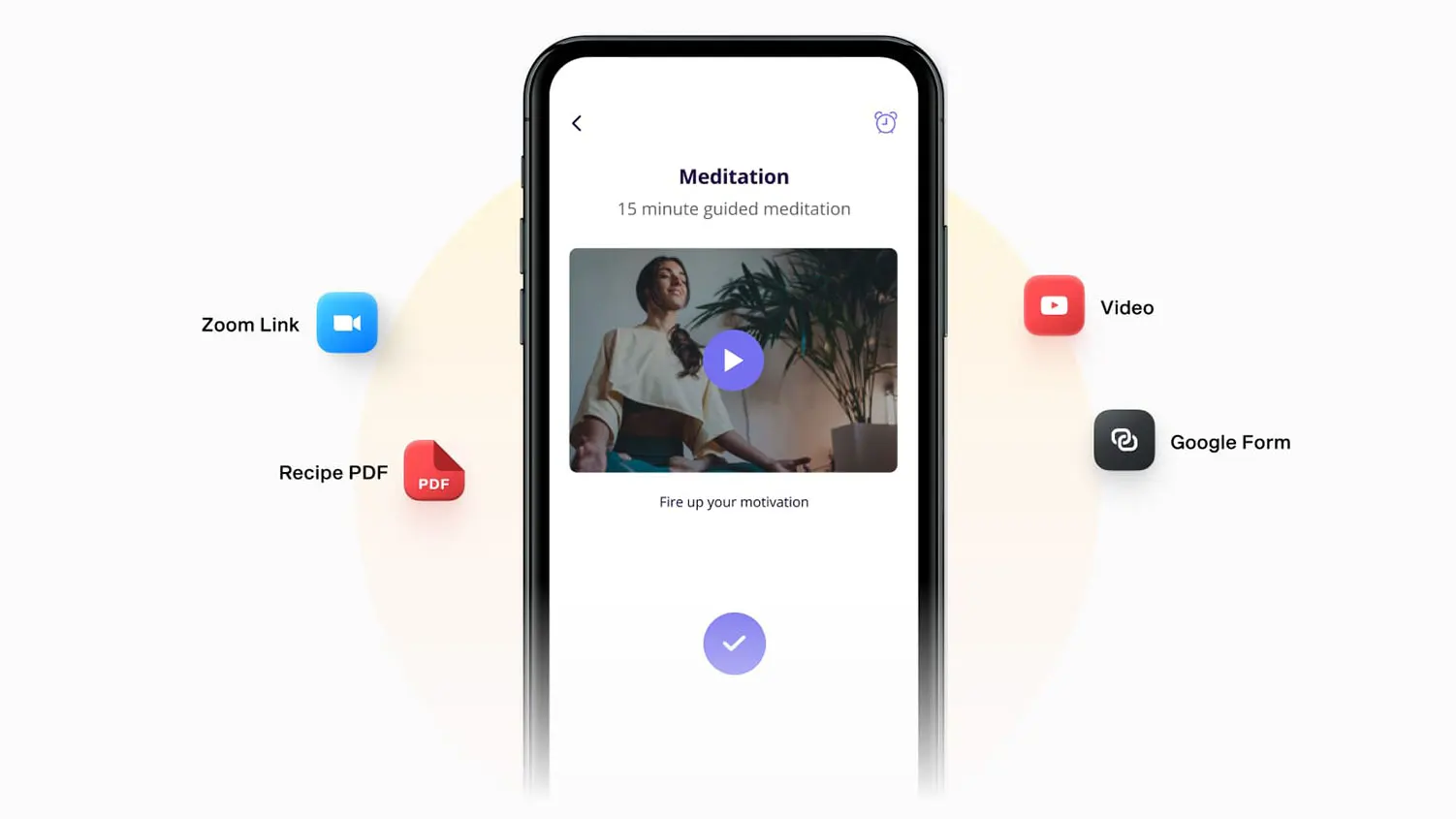 Assign any Custom Task habit coaching online personal training platform