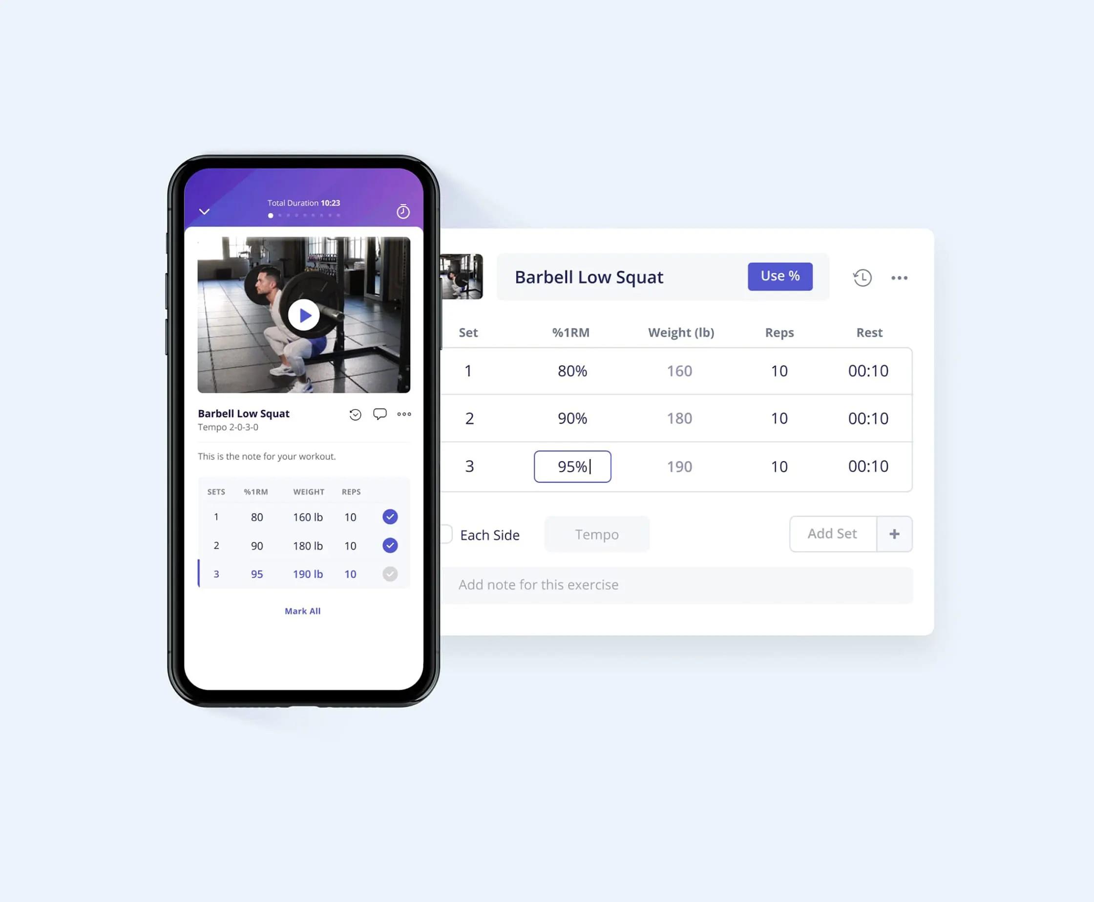 The Most Powerful Workout Builder. Period.