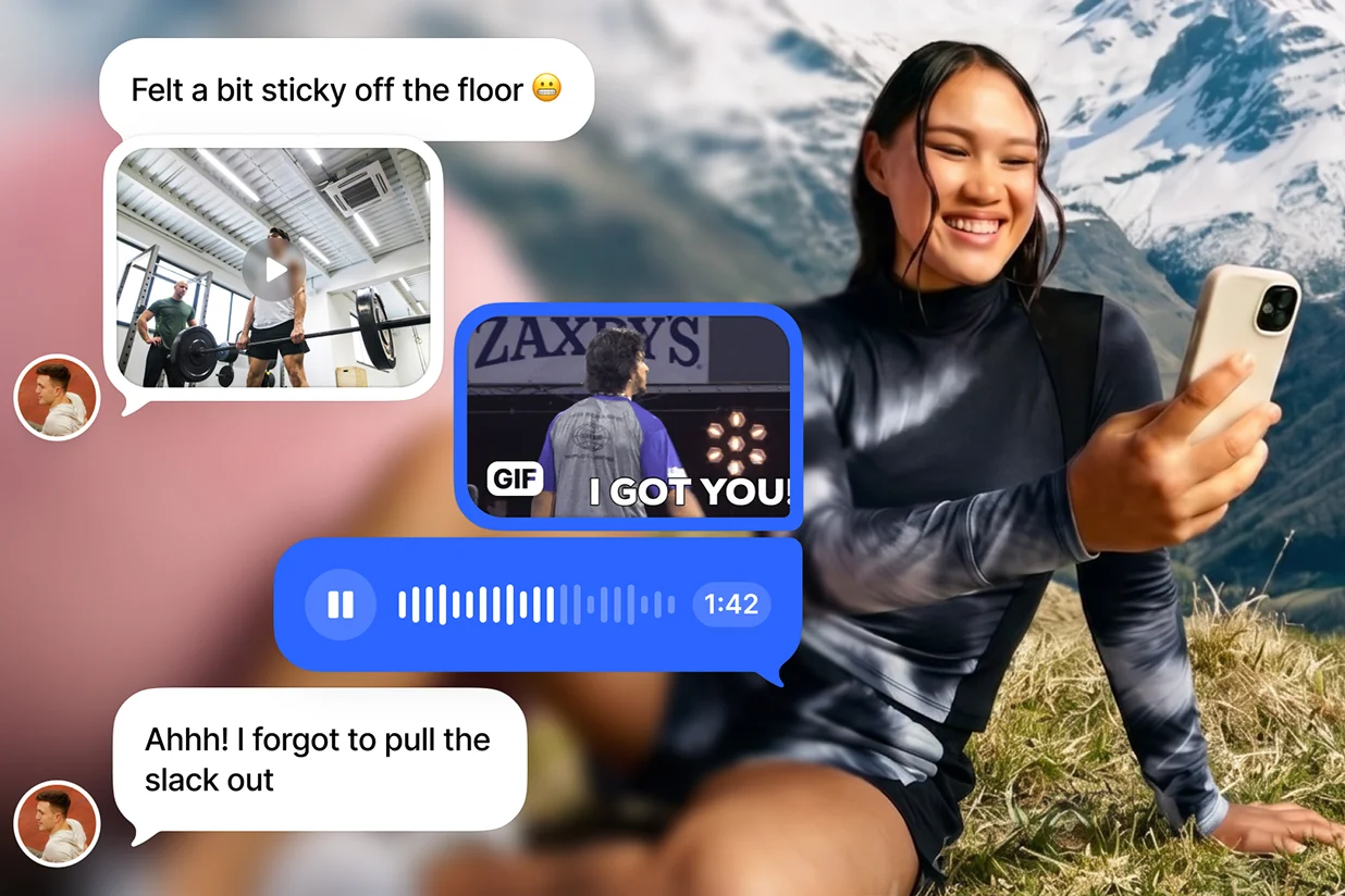 Direct, 1-on-1 client messaging with Everfit