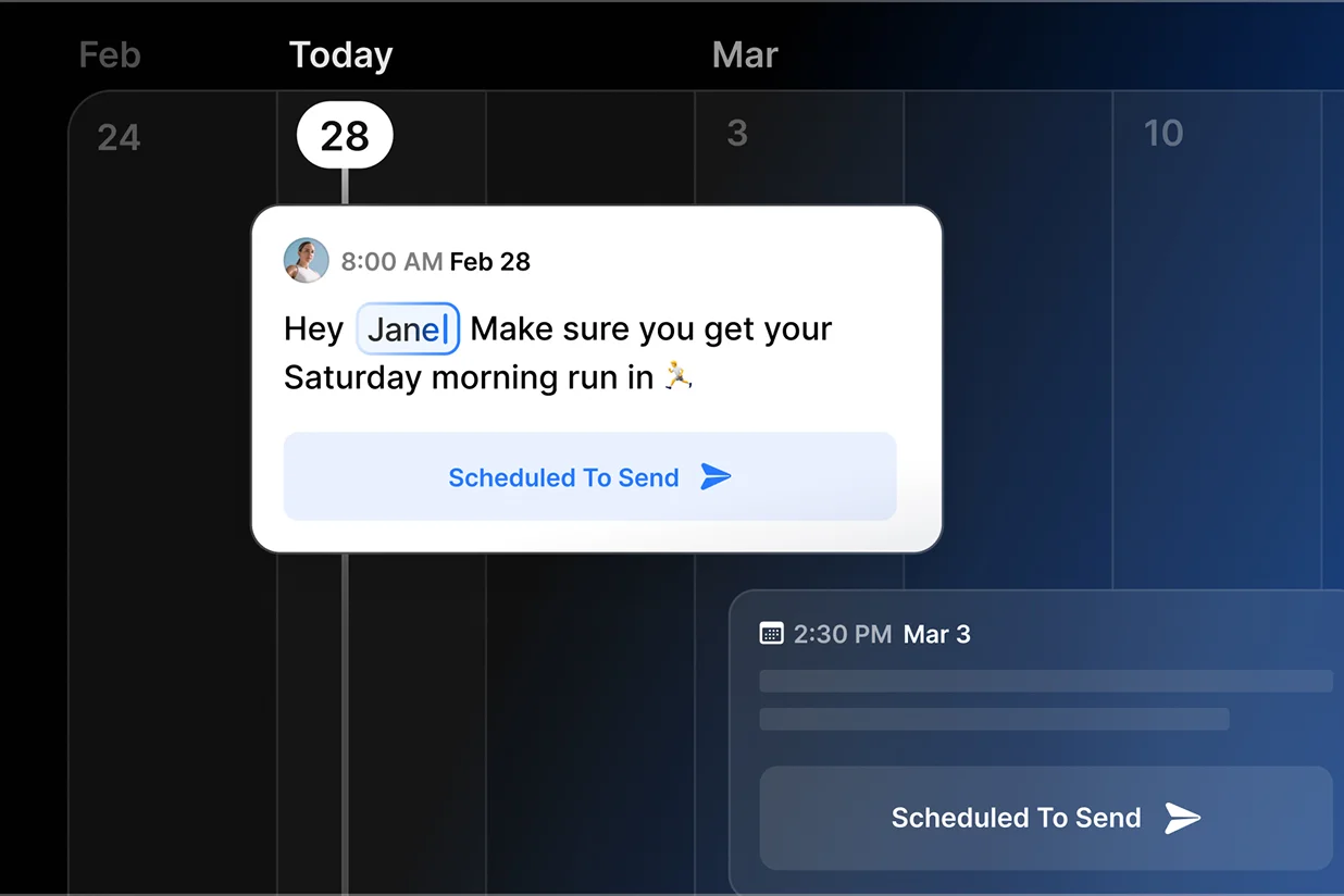 Schedule your client messages with Everfit