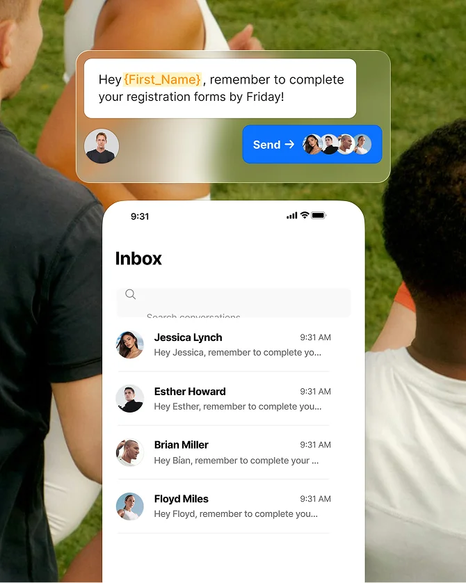 Broadcast your message to send at scale on Everfit