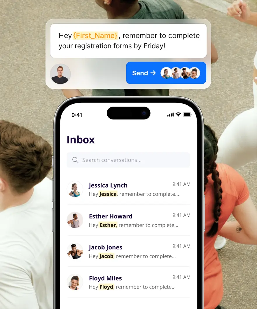 Everfit Broadcast Messaging