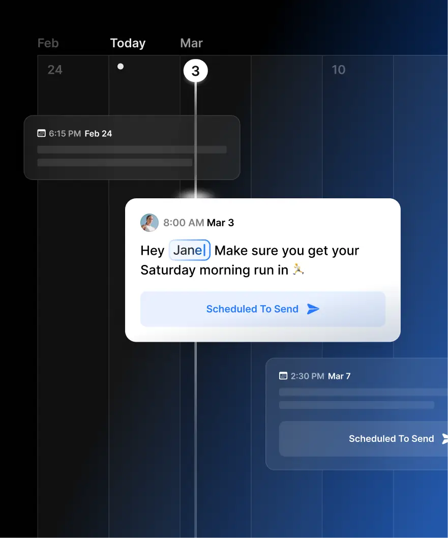 Everfit Scheduled Message