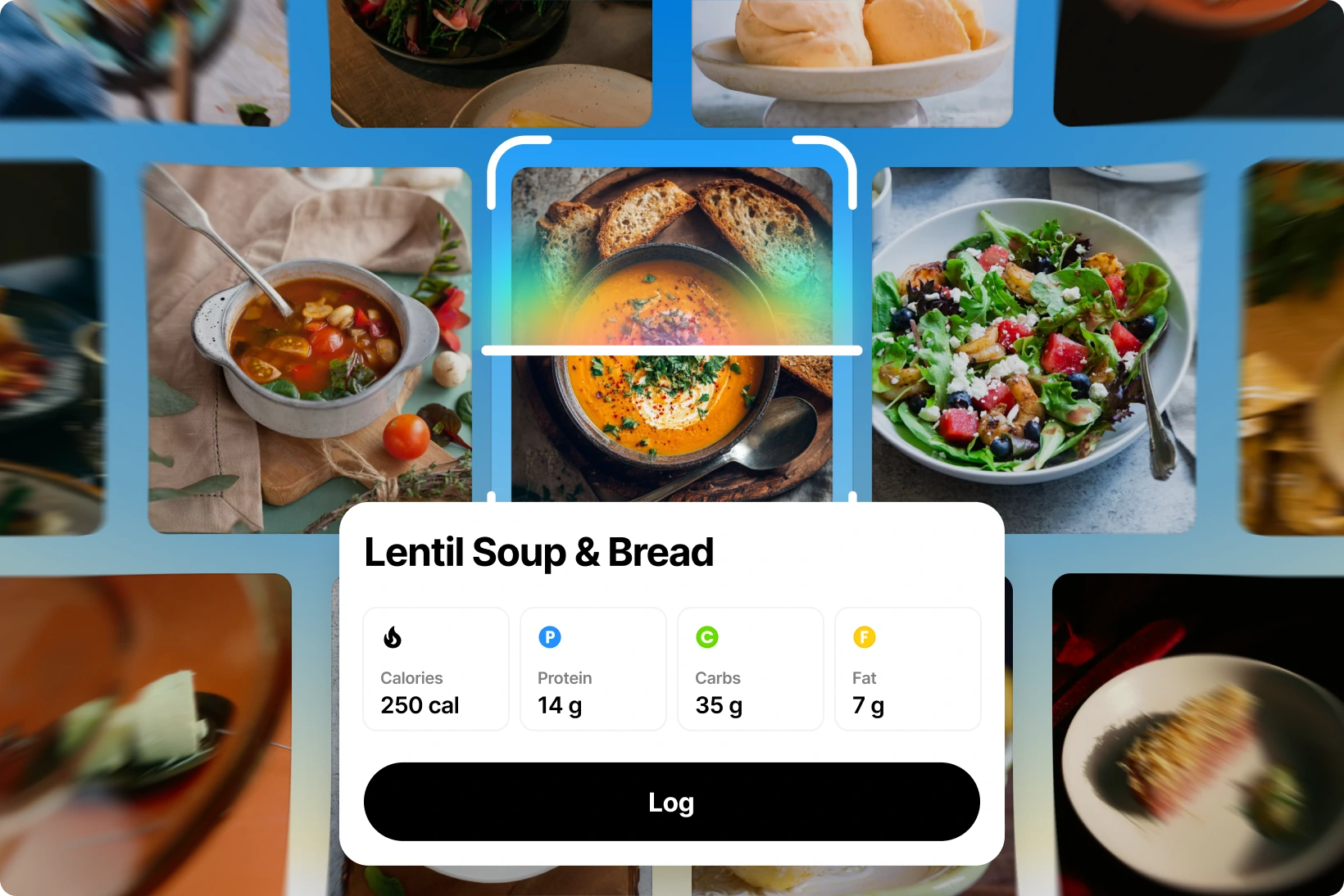 Everfit MacroSnap can detect all macros and ingredients with AI