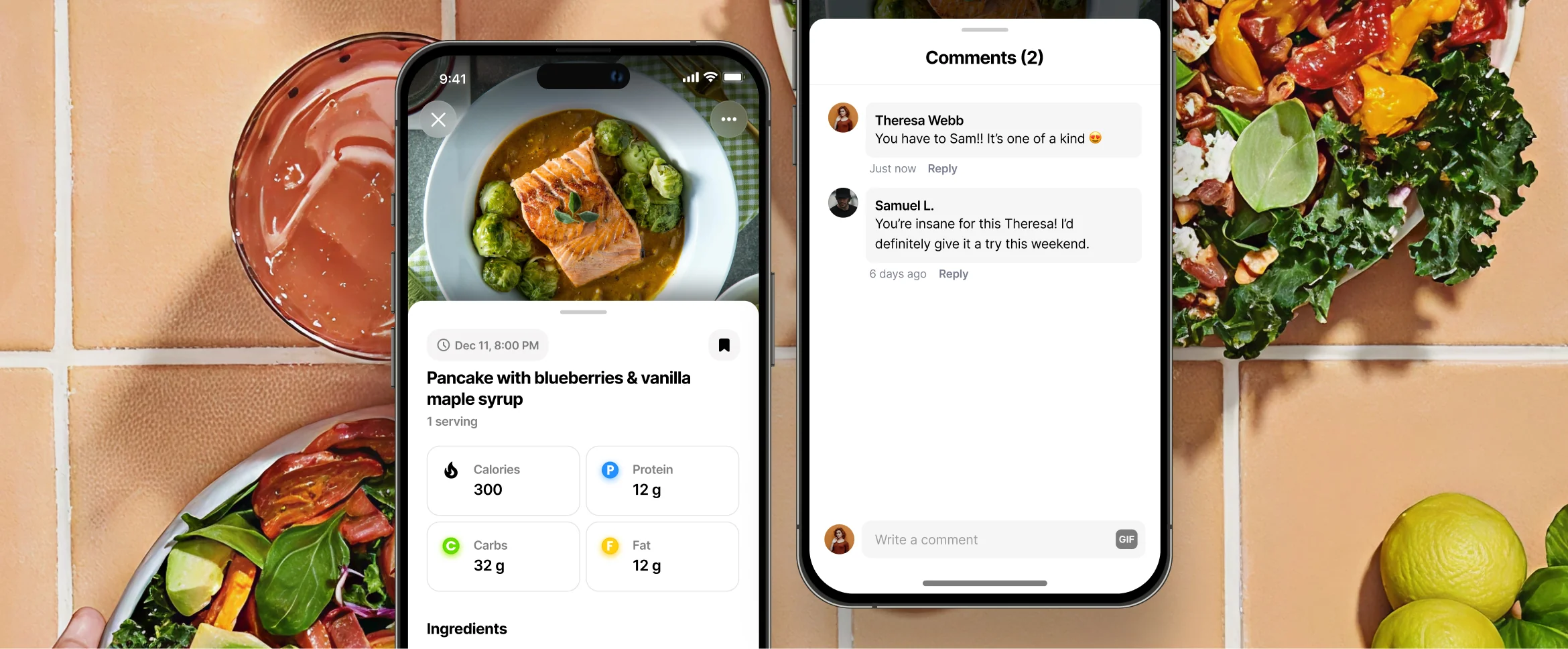 Everfit Food Journal
